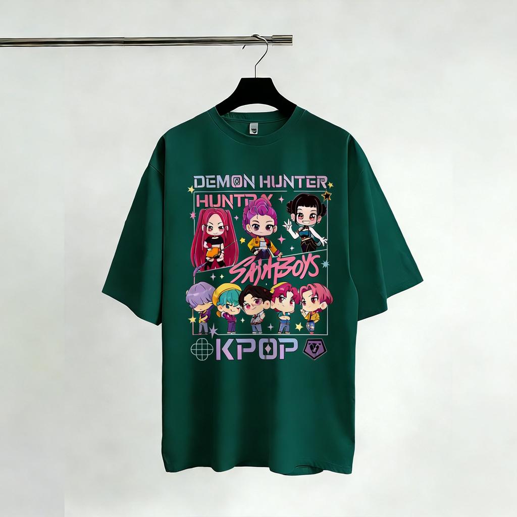 KPop Demon Hunters TShirts Women Man Retro Movie Shirt Graphic Tee Streetwear Short Sleeve Tee Summer Casual Tops Fashion 2026