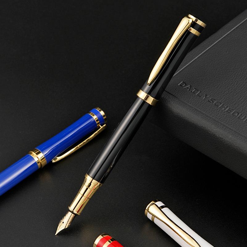 Zestaw długopisów metalowych Office Signature Business Gift Practice Writing Ink Bag Długopis