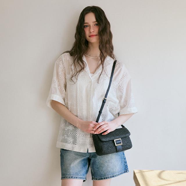 Lap Rattan Baguette Bag Ar7Ab441