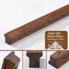 Japanese Minimalist Walnut Handle Solid Wood Cabinet and Wardrobe Drawer Handle