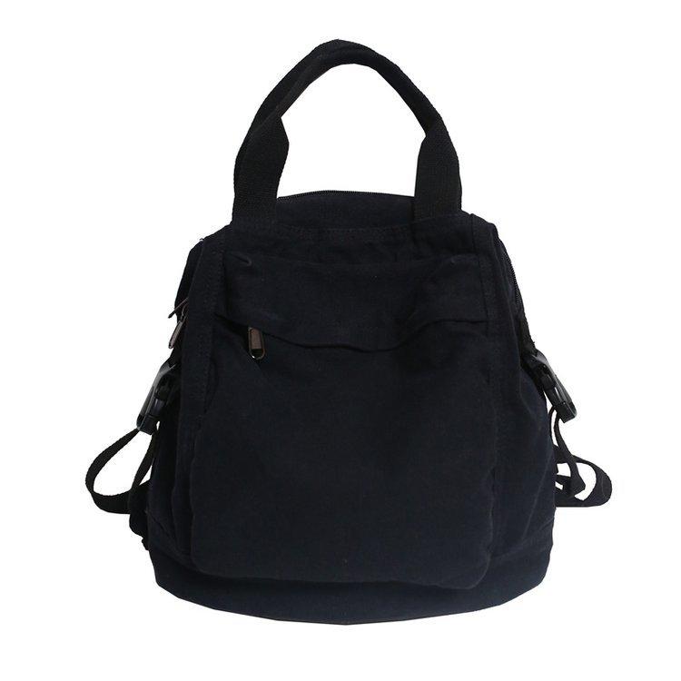 High Capacity Computer Bag for Young College Students Fashion Canvas Bag Women Backpack for Travel Storage