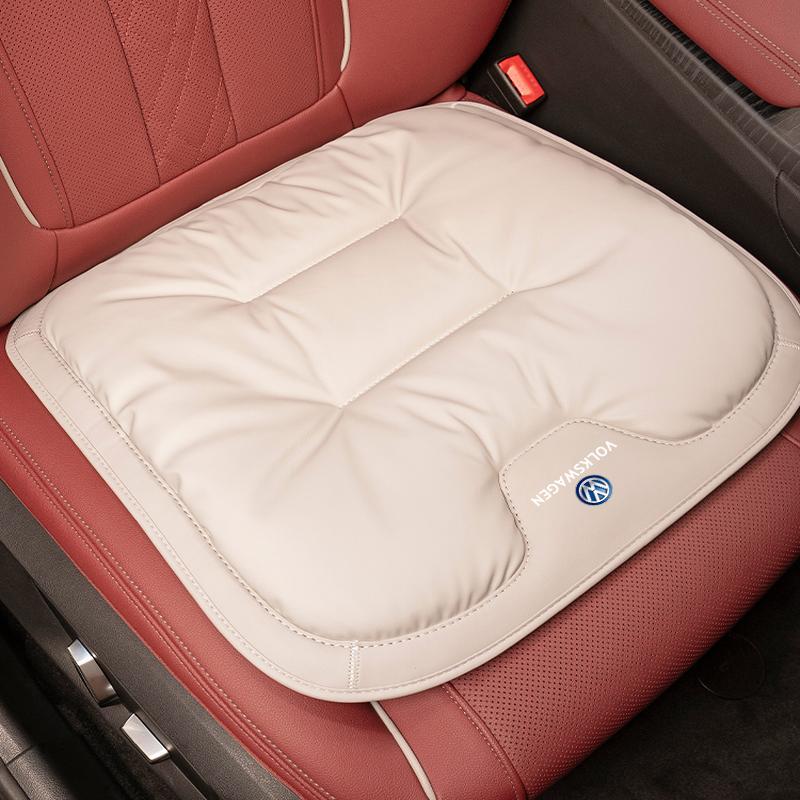 2026 Heiß Für Volkswagen VW Autositzkissen Leder Weiches Polster Innenzubehör Für VW GTI Polo Golf Passat CC Tiguan Arteon T