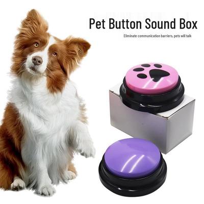 Hunde-Kommunikations-Sound-Button: Trainings- und Sprechspielzeug-Diktiergerät