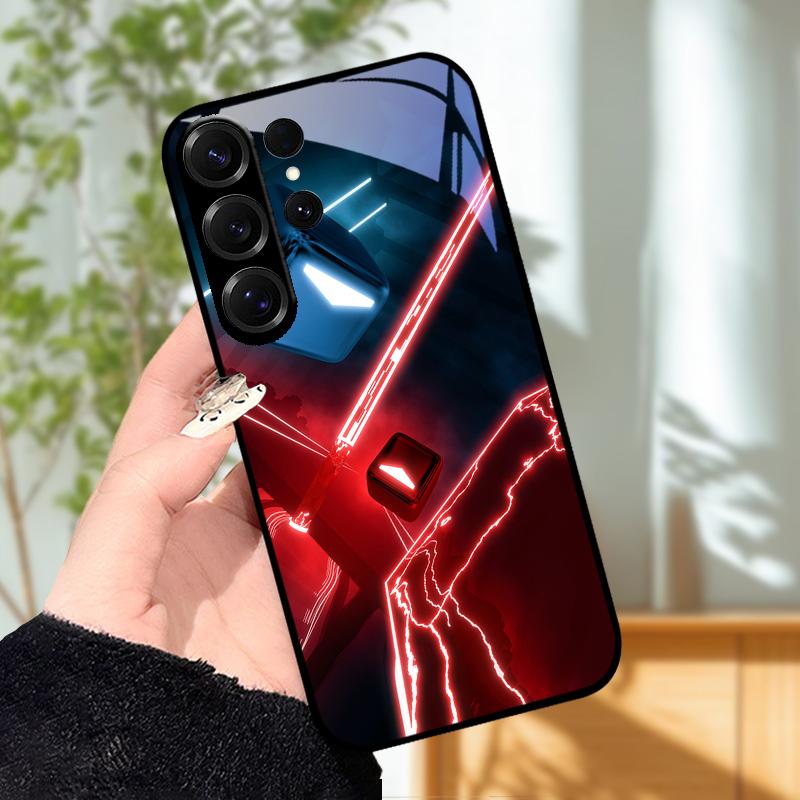 For Samsung S25 Edge Case S 25 Plus / S25+ Tempered Glass Phone Cover For Samsung Galaxy S25 Ultra Hard Glass Protective Fundas
