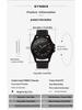 SYNOKE Retro Men's Quartz Watch, Alloy Case, Leather Strap - Fashion Sport Wristwatch, Ideal Student Gift