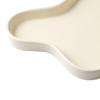 Multipurpose Decorative Tray Jewelry Plate Dish for Desktop Bedroom Decor Beige