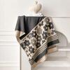 2025 New Elegant Ladies' Pashmina Jacquard Cashmere Scarf Winter Thick Warmth Two-Sided Shawl Coldproof Windproof Blanket Scarf