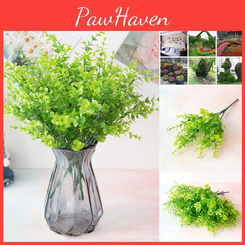 Lifelike Artificial Plants Indoor Outdoor Green Grass For Beautiful Garden Decor
