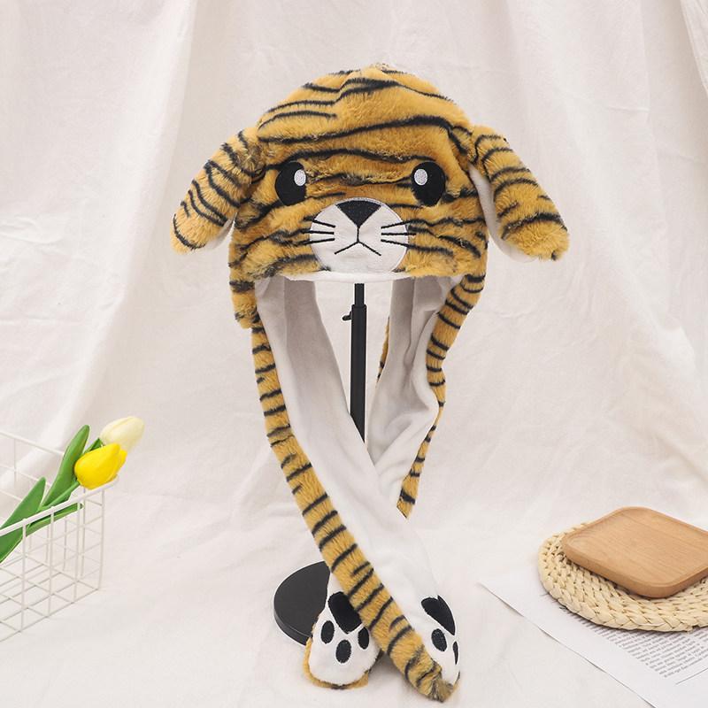 Douyin Moving Rabbit Ear Hat Cute Internet Celebrity Airbag Pinching Ear Moving Rabbit Hat