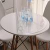 Čirá ultraprůhledná PVC tkanina Měkká skleněná látka Vodotěsná Krystalová DIY řemesla Dekorace Ochranné plachty