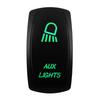 Boat Car Rocker Switch 12V/24V Waterproof Green Led SPST DPDT 20A for ARB/CARLING/NARVA/4x4 Pickup Truck JCB Machine Relays 5
