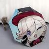 1pc Outdoor Umbrella with Cute Cartoon Character Design - Automatic Opening/Closing, Portable 3-Fold Design, 8-Rib Iron Frame - Perfect Gift for