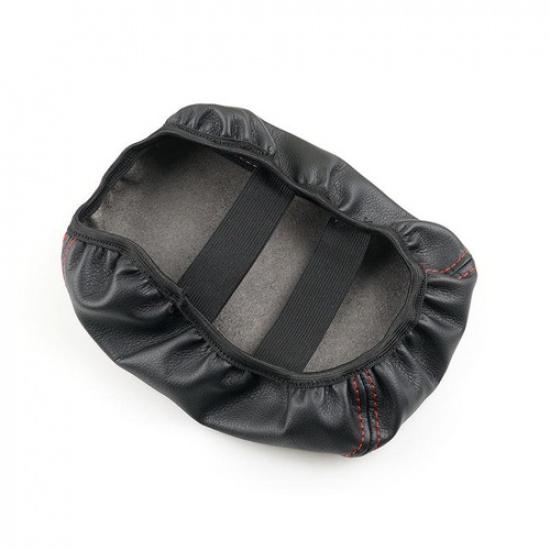 Black Center Console Armrest Box Cover Leather Pad For VW Golf 8 MK8