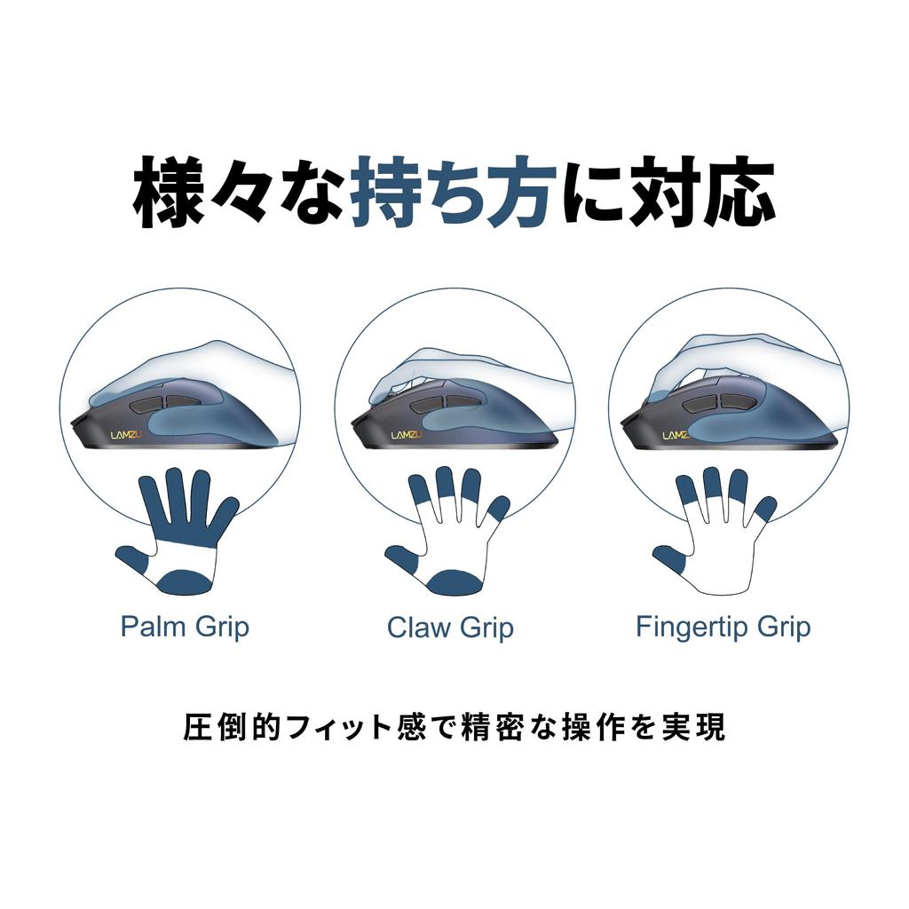 LAMZU PARO REJECT Model 8K Gaming Reject x REJECT SPECIAL EDITION [Includes Dongle] Mouse, Ergonomic, Right-Handed, Wireless, Lightweight, 48g, Type-C