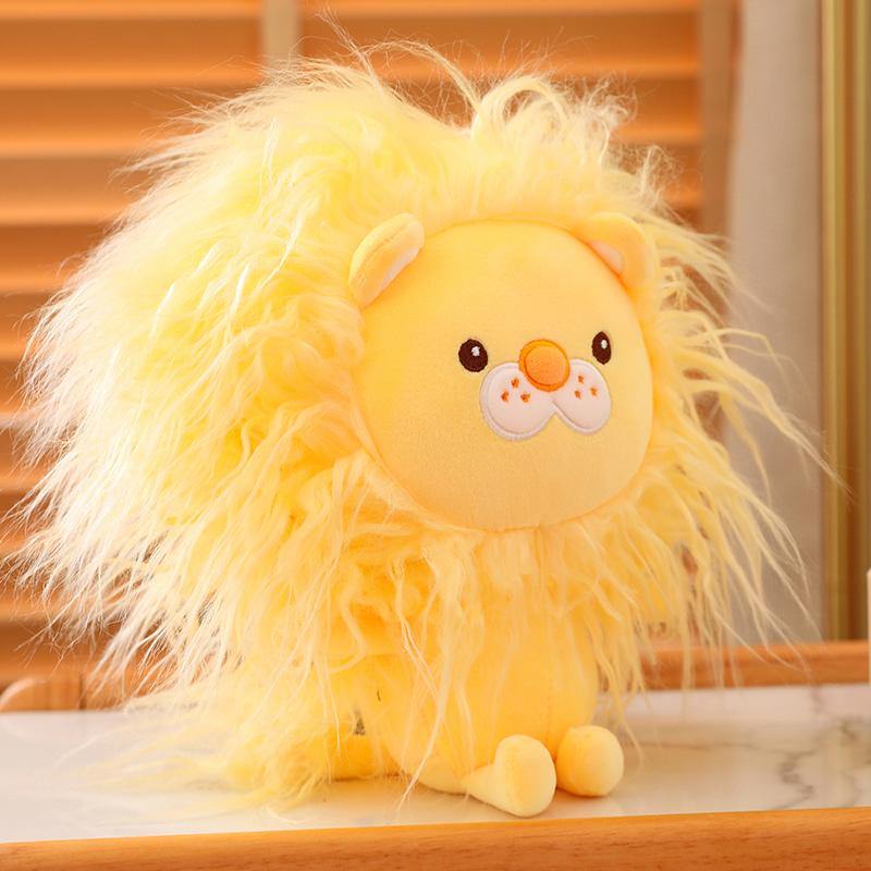 Lovely Lion Leopard Plush Toys Cute Simulation Dolls Pillow Stuffed Soft Real Like Animal Toys Children Kids Decor Gifts 22/28cm