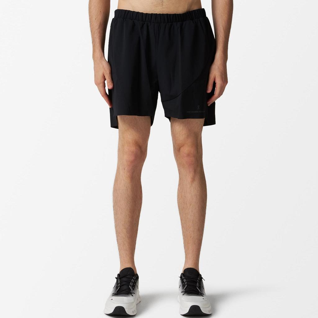 On X Post Archive Facti Collaborati Minimalist Comfortable Elastic Casual Shorts Men Shorts Black 1UE10080553