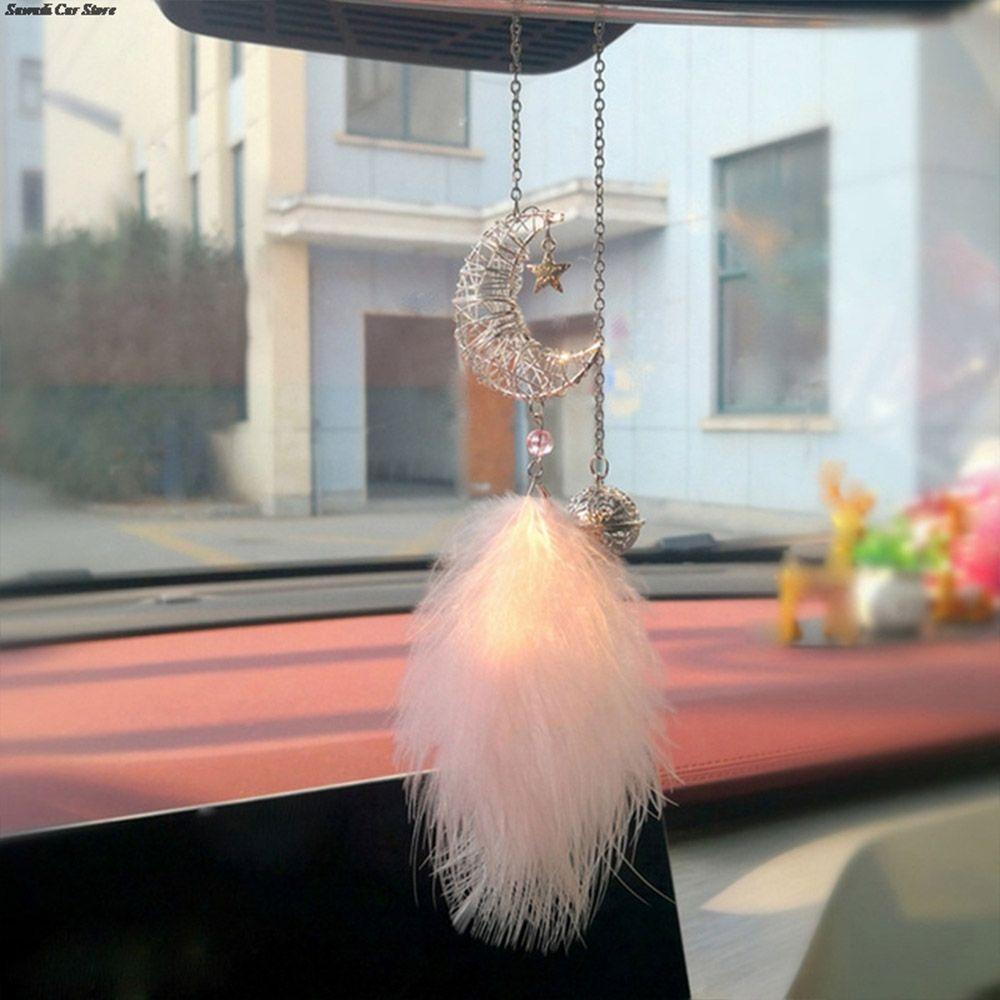 

Feather Wall Pendants Car Hanging Ornament Auto Accessories Automotive interior Wall Pendants светло-розовый
