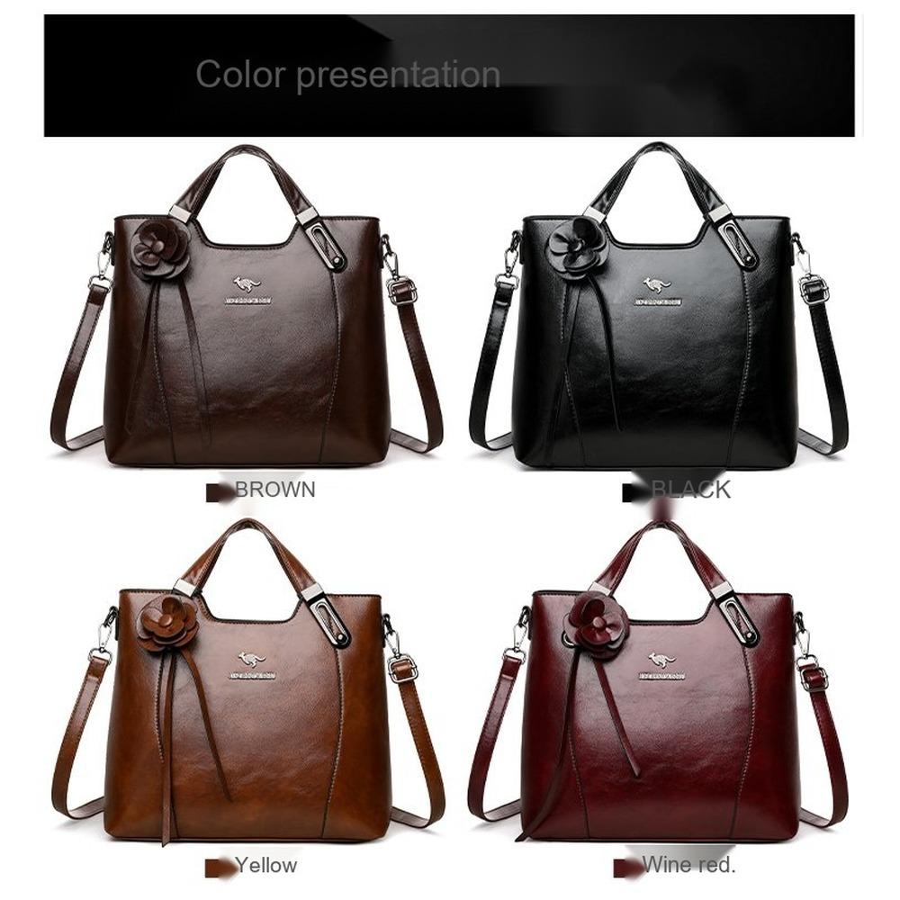 Bolso de Mano Ligero de Gran Capacidad Bolso de Hombro Cruzado para Uso Diario