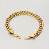 Punk 8mm Miami Curb Cuban Link Kette Armband Goldfarbe Edelstahl Handkettenarmband für Männer Frauen Schmuck Geschenk 2026