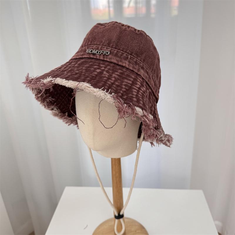 Versatile Hat Style Retro Burr Edge Womens Sunshade Hatscaps Fishermans
