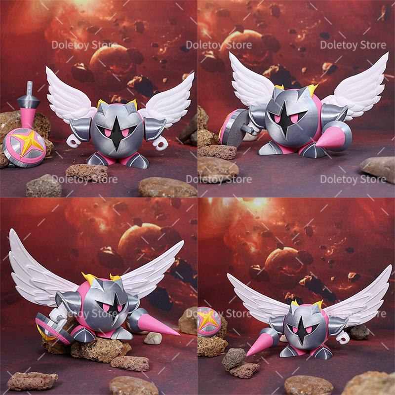 3D Printed Kirby Figure King Dedede With Hammer Character Models Morpho Knight Meta Knight Galaxia DIY Toy for Kid Xmas Gift