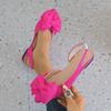 Fashion 2025 Summer Closed Toe Women's Sandals Fashion Butterfly-knot New Plus Size Slip-on Best Seller Light Comfortable Flat Sandals
