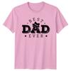 Best Dad Ever Hat Graphic Fathers Day TShirt