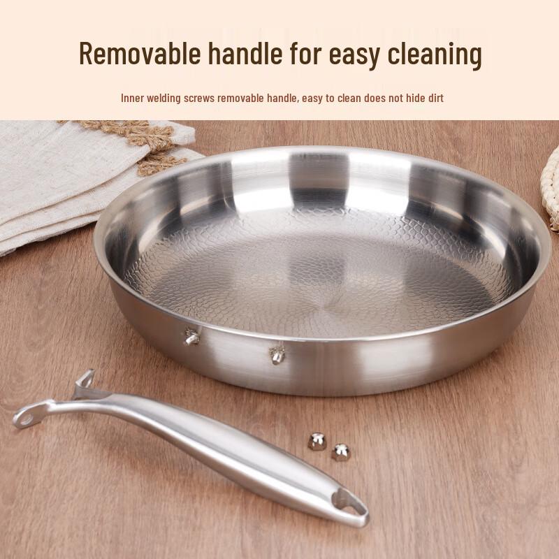 Wutuo Non-Stick Hammer-Patterned Titanium Frying Pan