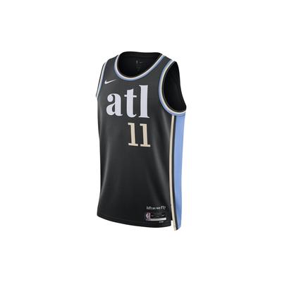 Camiseta de Baloncesto Dri-Fit Estampado Digital Empalmado Cuello Redondo Edición Ciudad Hombre Tops Negro DX8486-011