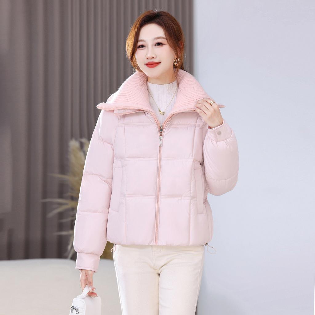 Fashion short cotton-padded clothes for women's winter new foreign style and thin small warm cotton-padded jacket