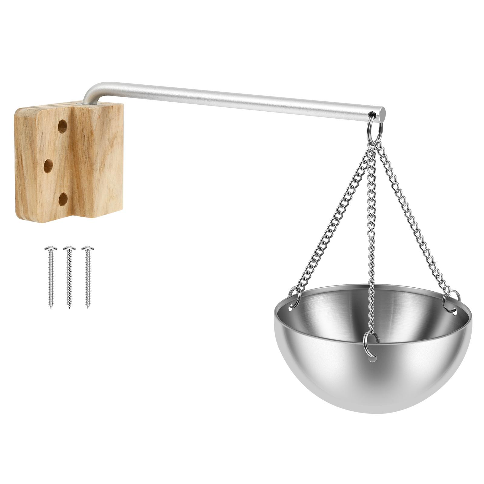 

Настенная ароматерапевтическая чаша для сауны, простая в установке, чаша для сауны для масел с подвижным алюминиевым стержнем для домашнего спа в помещении и на открытом воздухе