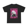 No Thoughts Head Empty Pigeon T Shirt Vintage Breathable Fashion Graphic Soft Comfortable Slightly Top For Everyday Wear