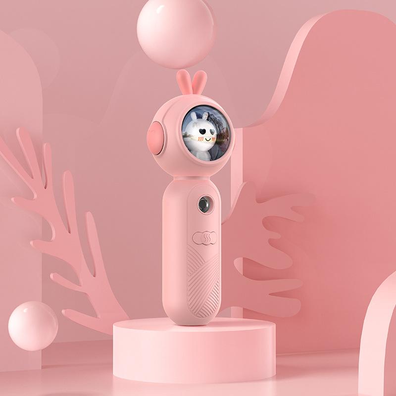 Lovely Rabbit Facial Humidifier Moisturizing Device Mini Portable Rechargeable Perfume Aroma Diffuser Face Mist Maker Fogger