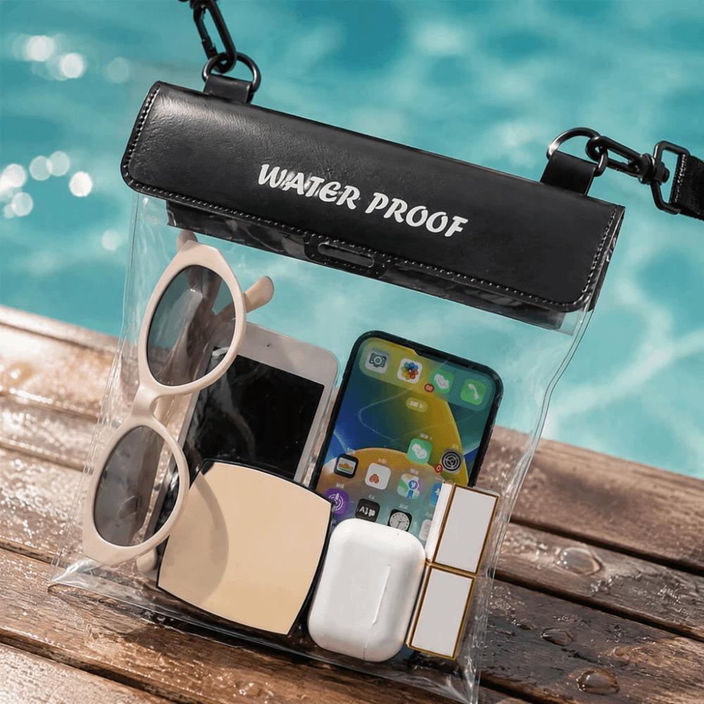 Large Size Waterproof Phone Pouch Clear Photo Capture Diving Phone Case Snow Days