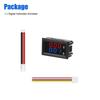 1Pcs Red Blue LED Display Digital Voltmeter Ammeter  Electromobile Motorcycle Car
