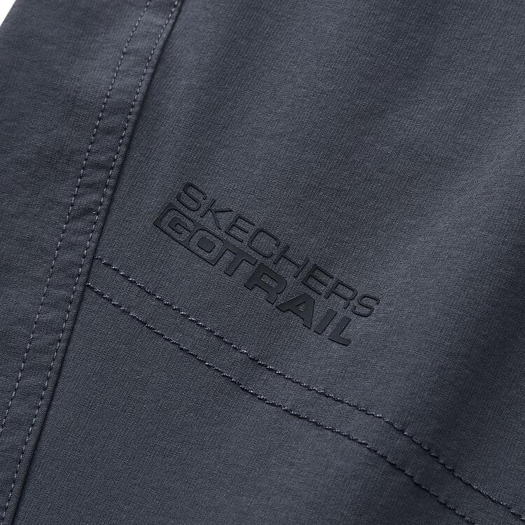 Skechers Solid Color Mid-Rise Loose Straight Quick-Dry Casual Pants Men Bottoms Periscope-Gray L224M006-0403
