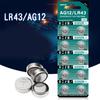10pcs/sheet AG12 LR43 Button Cell Batteries 1.5V Alkaline Long Time Power Supply for Toy and Remote Controls Calculators