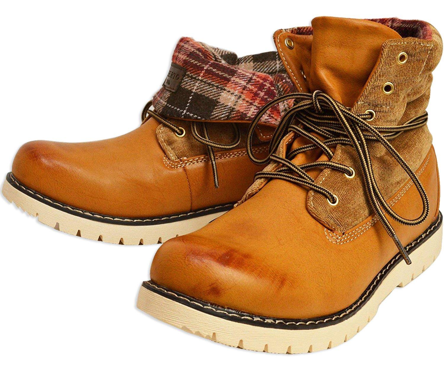 LIBERTO EDWIN Men s Camel Work Boots RainTrekking Shoes 2-Way Fold-Up Waterproof and Cold Weather Size 27cm 11990₽