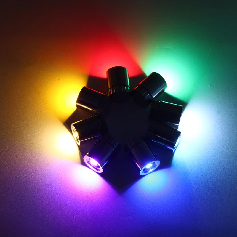 Mini LED Decorative Lamp Toy 10Pcs Small Bright Lights for DIY Dollhouse Model Balloon Halloween Party Decor