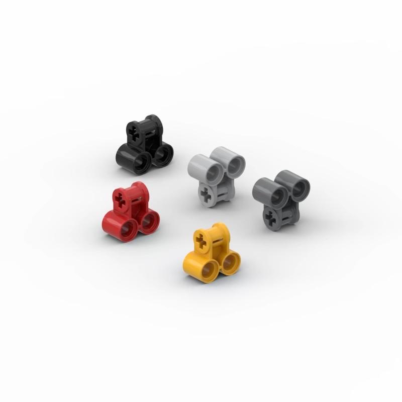 

MOC 20pcs assemblaggi particelle 32291 42163 connettore ad alta tecnologia per asse e perno doppia scheda di costruzione per bam