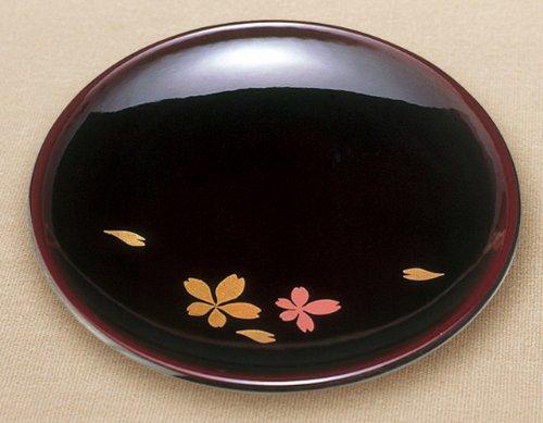 Nakanishi Kogei Tamuke Go Stone Plates, Cherry Blossom Design, Set of 5, 4460013
