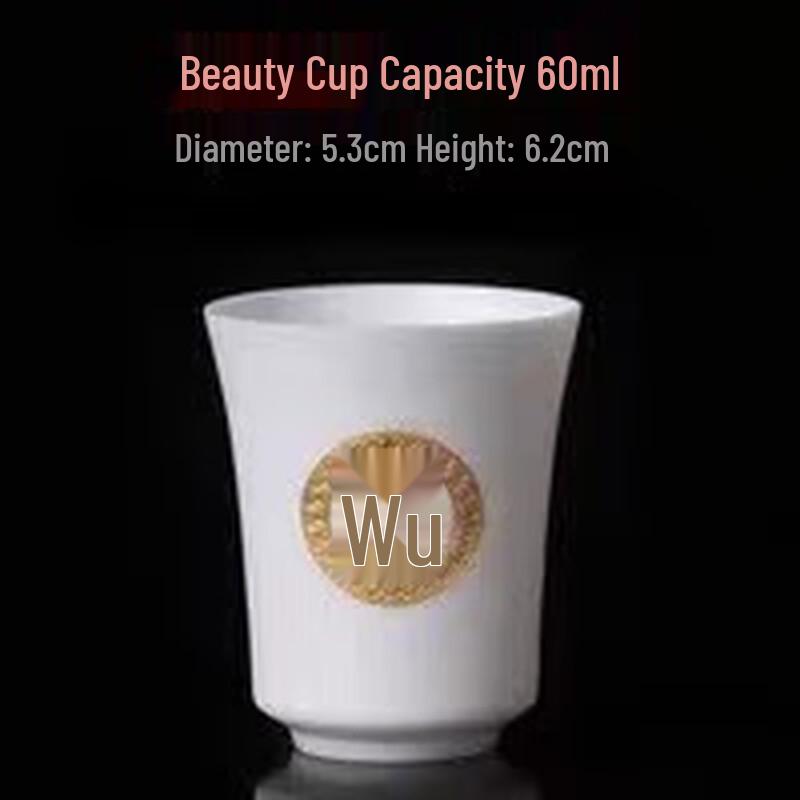 Chaxun Mutton-Fat Jade Porcelain Personalized Tea Cup