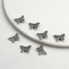 Tibetan Silver Alloy Butterfly Spacer Beads for DIY Handmade Bracelets