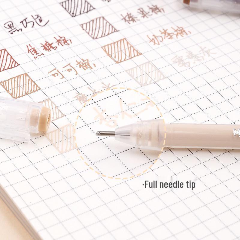 Blue Fruit Large Capacity Journal & Pen Set: Includes Highlighter, Drawing Pen, Gel Pen, Colored Single-Tip Pen.