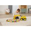 Tractopelle - Power Worker - Classic - Jaune - 49x27x21cm - À partir de 2 ans