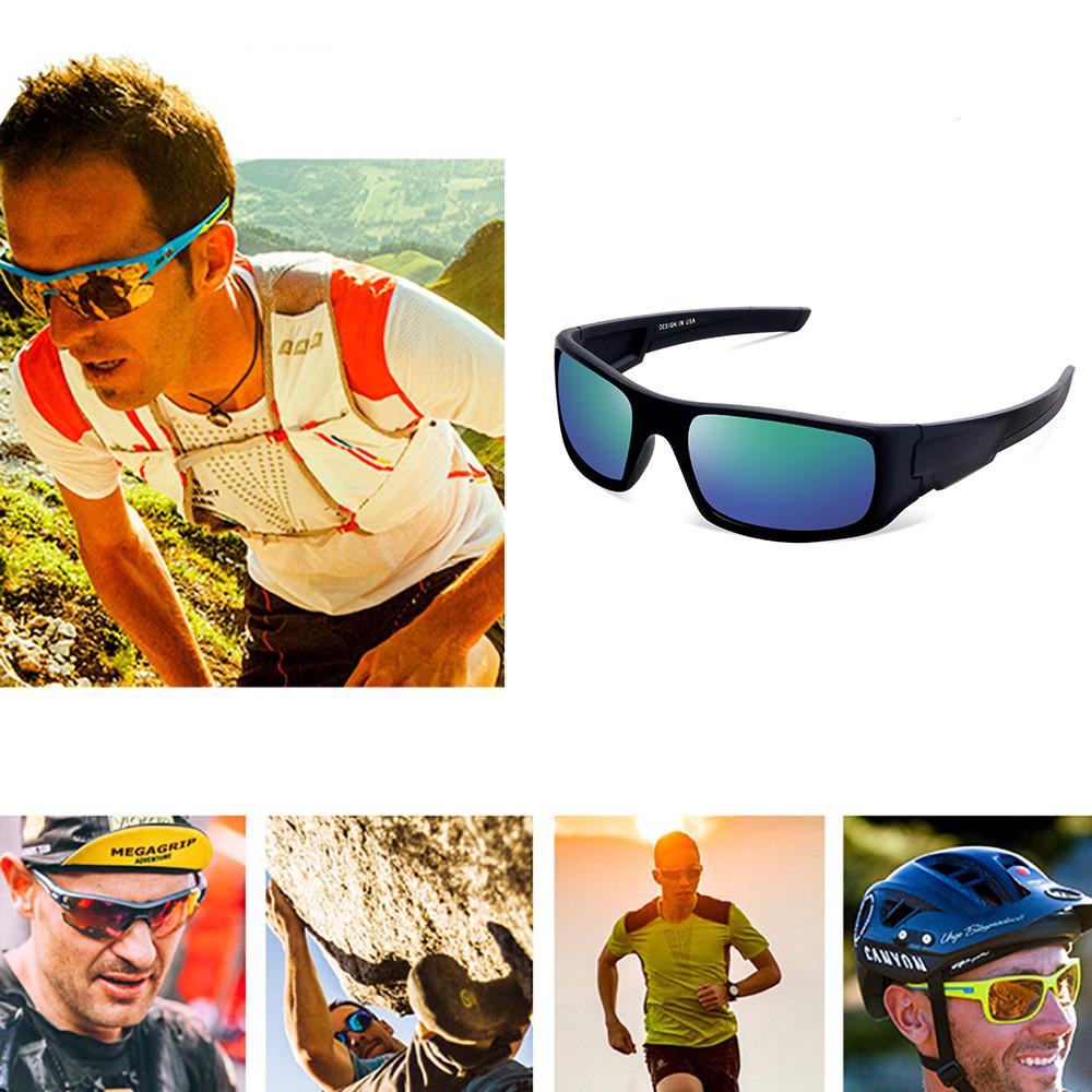 JSPOYOU Sunglasses Cycling Driving Riding Safety Glasses Outdoor Sports Eyewear HJ