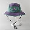 Cappello a Secchiello da Montagna Estivo all'Aperto Stile Giapponese Retro da Donna Primavera Asciugatura Rapida Ciclismo Pescatore Protezione Solare Impermeabile con Corda