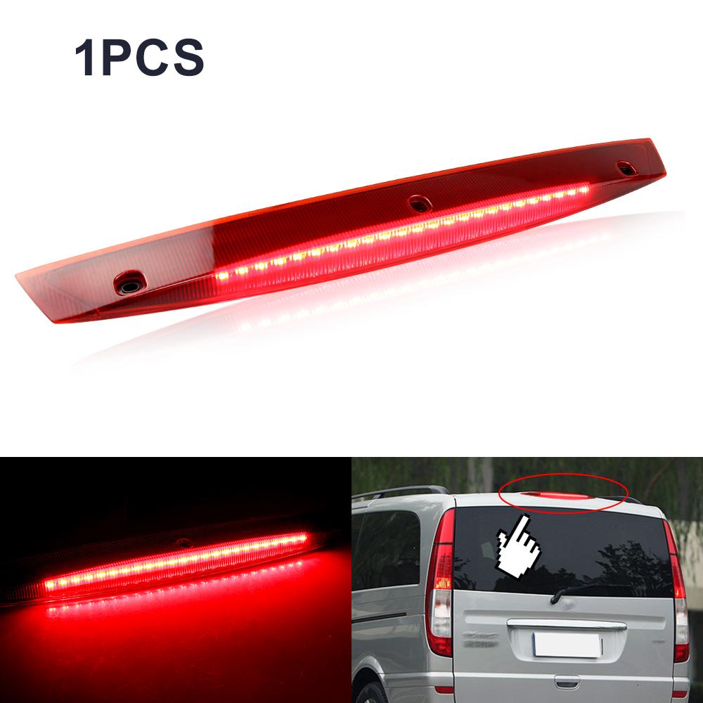 

1PC Car Tail Light High Mount 3rd Rear Third Brake Light Stop Lamp For Mercedes For Benz Vito Viano W639 A6398200056 6398200056