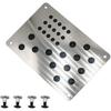 Car Truck Floor Mat Carpet Heel Pad Plate Rest Footrest Foot Pedal