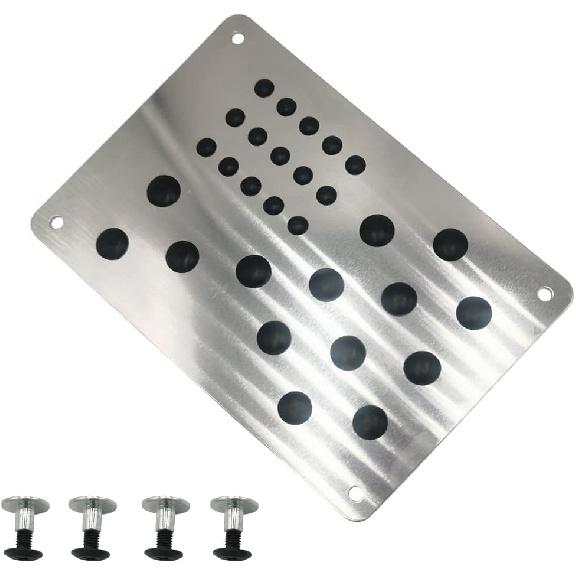 Car Truck Floor Mat Carpet Heel Pad Plate Rest Footrest Foot Pedal